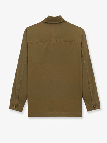 Saint Laurent Cotton and linen shirt with embroidery