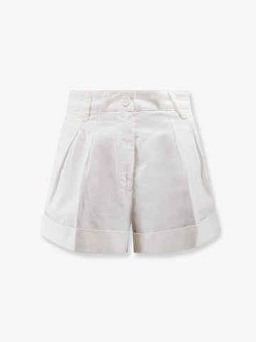 ASPESI - Cotton and linen shorts