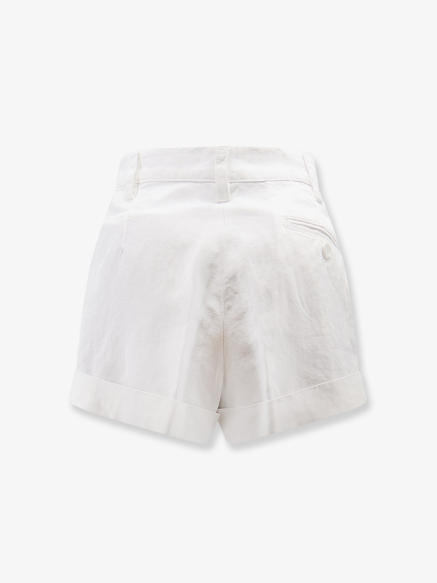 ASPESI - Cotton and linen shorts