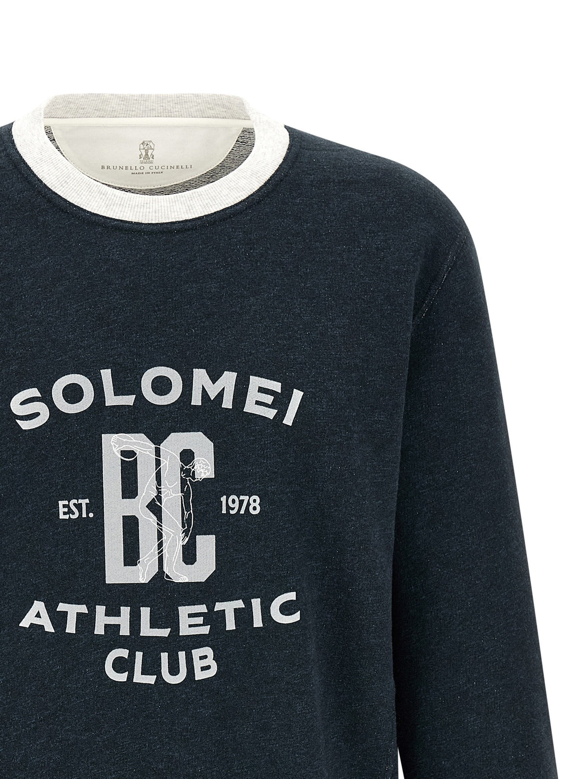 Brunello Cucinelli - Cotton and linen sweatshirt