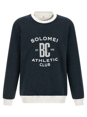 Brunello Cucinelli - Cotton and linen sweatshirt