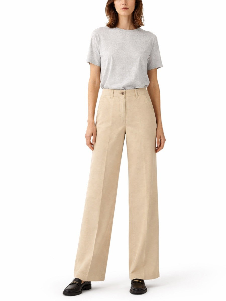 ASPESI ASPESI - COTTON AND LINEN TAILORED PANTS