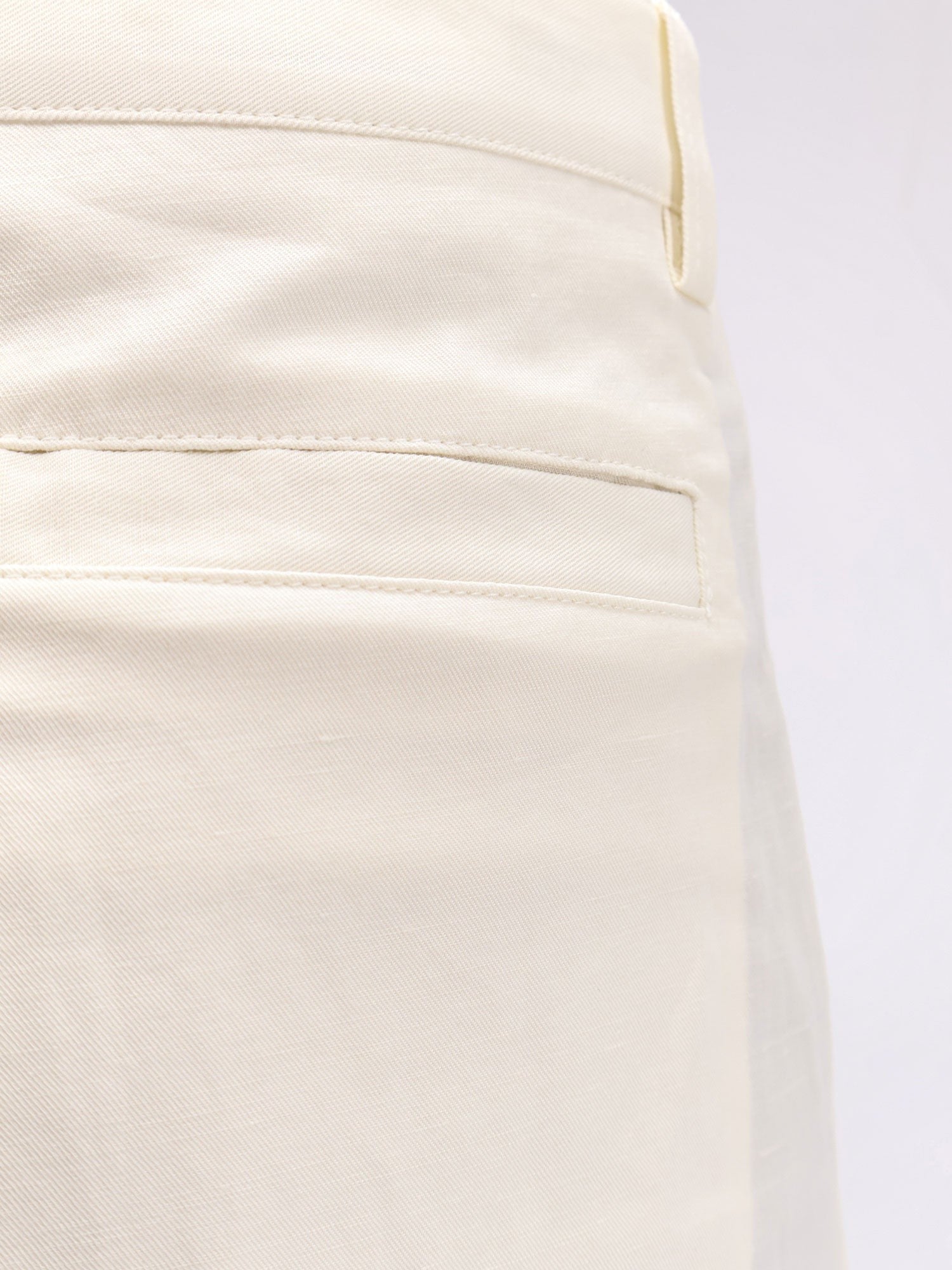 Cotton and linen trousers