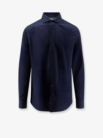 Brunello Cucinelli - Cotton and lyocell shirt cotton-and-lyocell-shirt_afd390be-908c-4ed3-8b1b-6e5c41891271