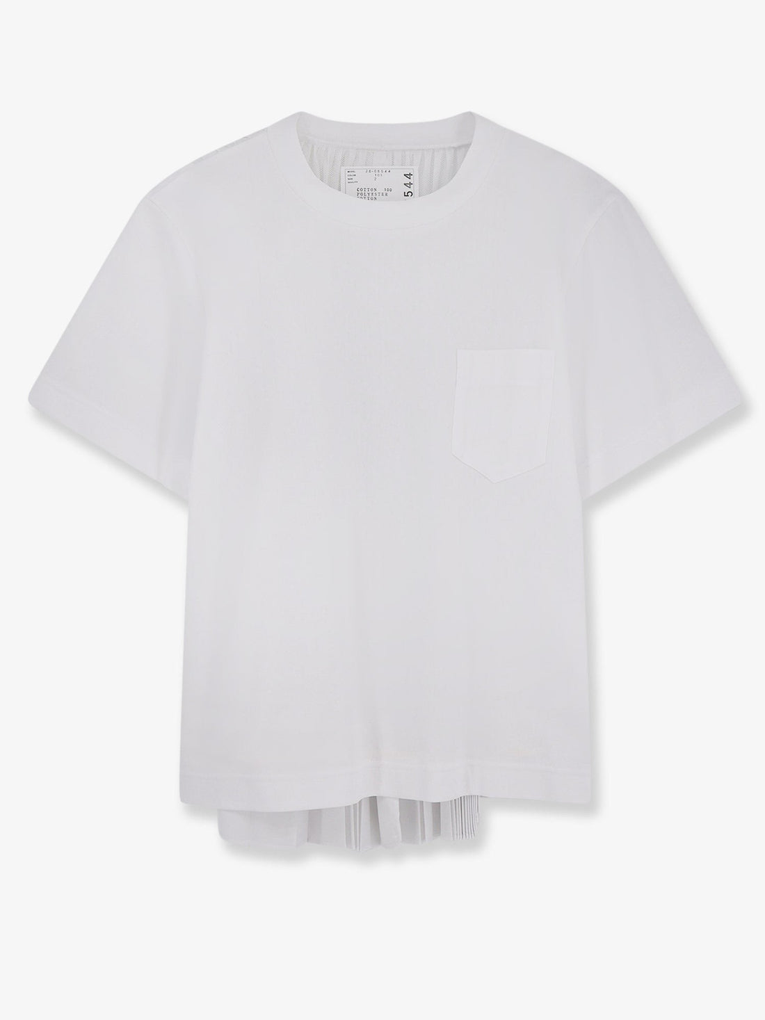 SACAI SACAI - Cotton and polyester t-shirt