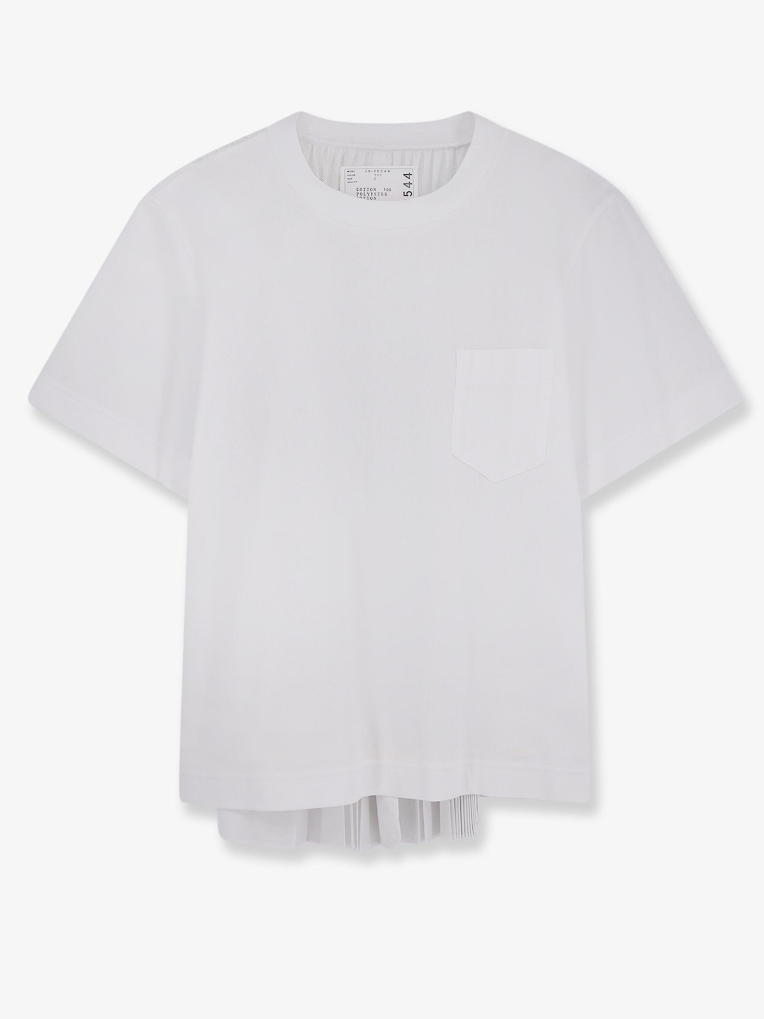 SACAI SACAI - Cotton and polyester t-shirt