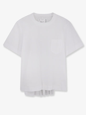 SACAI SACAI - Cotton and polyester t-shirt