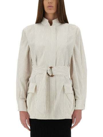 Fendi - COTTON AND SILK BLOUSON cotton-and-silk-blouson