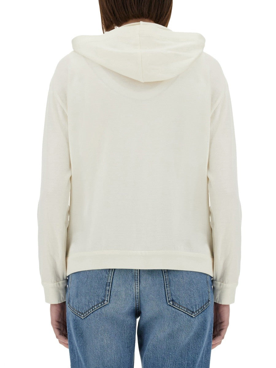 COTTON AND SILK INTERLOCK TOPWEAR