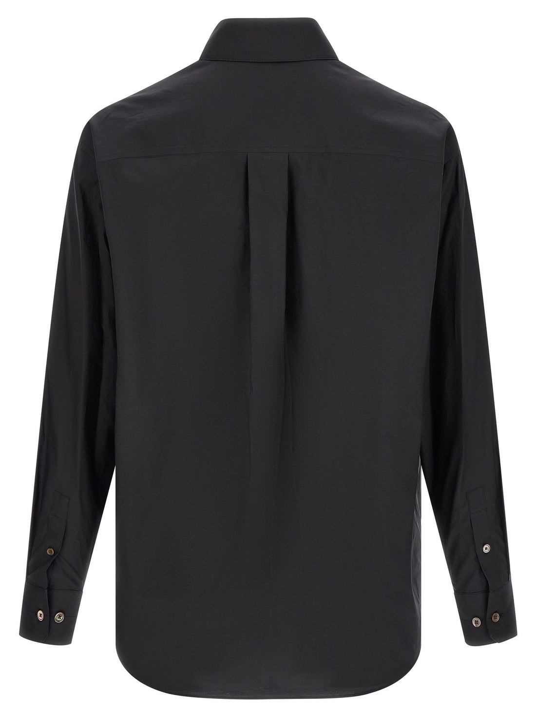 LEMAIRE - Cotton and silk shirt Black