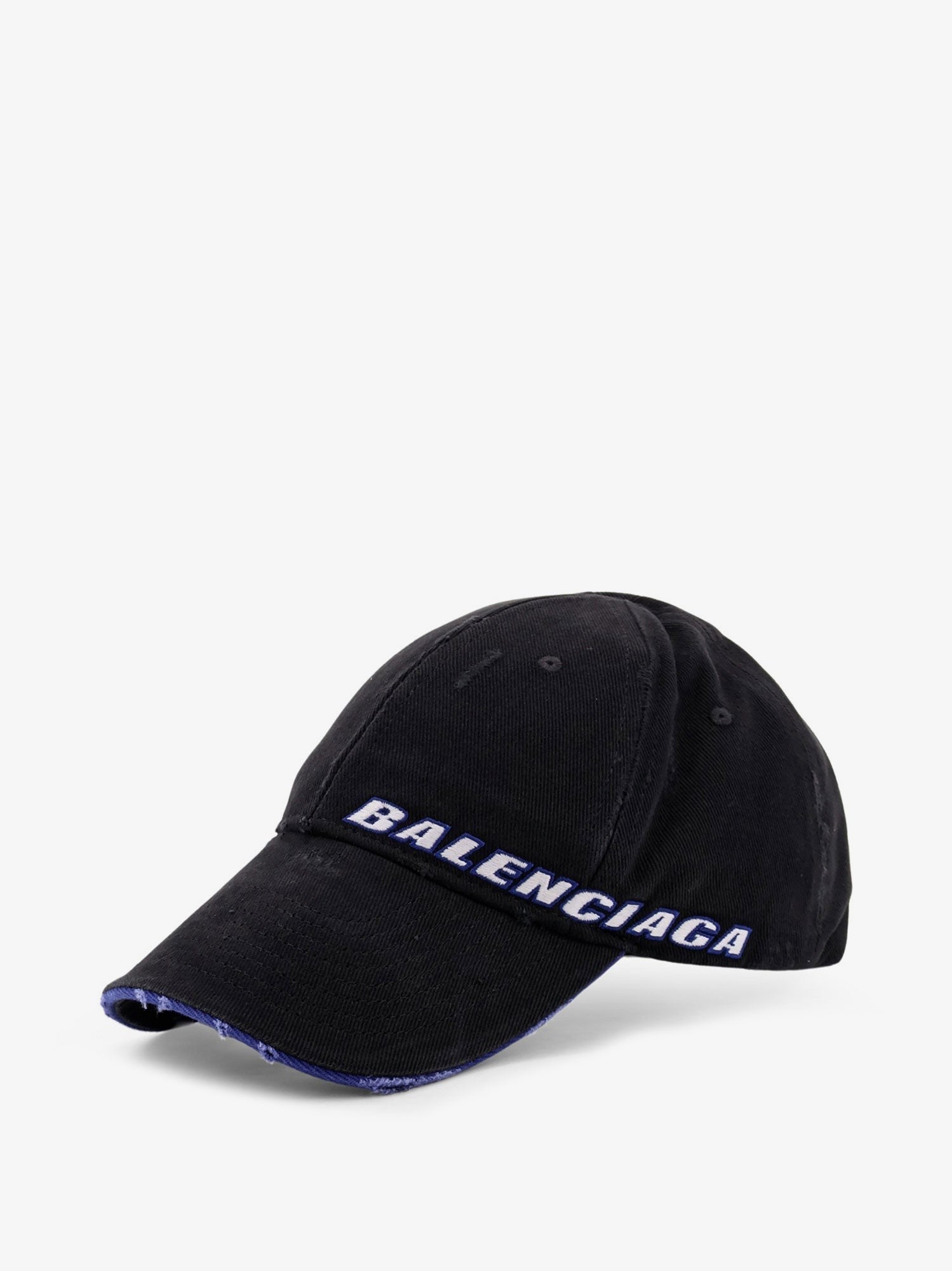 Balenciaga Balenciaga - Cotton baseball hat with distressed effect