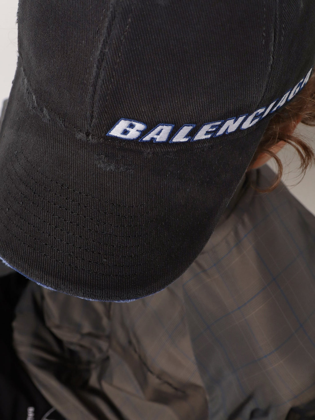 Balenciaga - Cotton baseball hat with distressed effect cotton-baseball-hat-with-distressed-effect_f333c101-e1f6-452e-8c32-556ef4664fbb