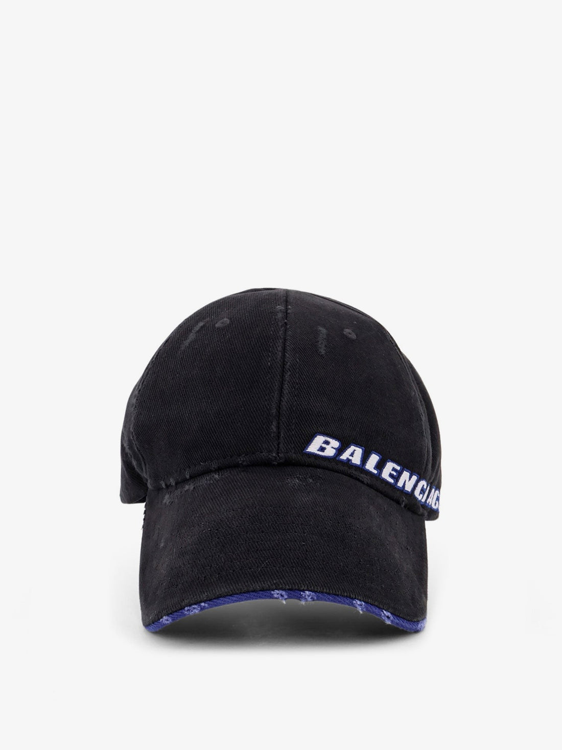 Balenciaga - Cotton baseball hat with distressed effect cotton-baseball-hat-with-distressed-effect_f333c101-e1f6-452e-8c32-556ef4664fbb