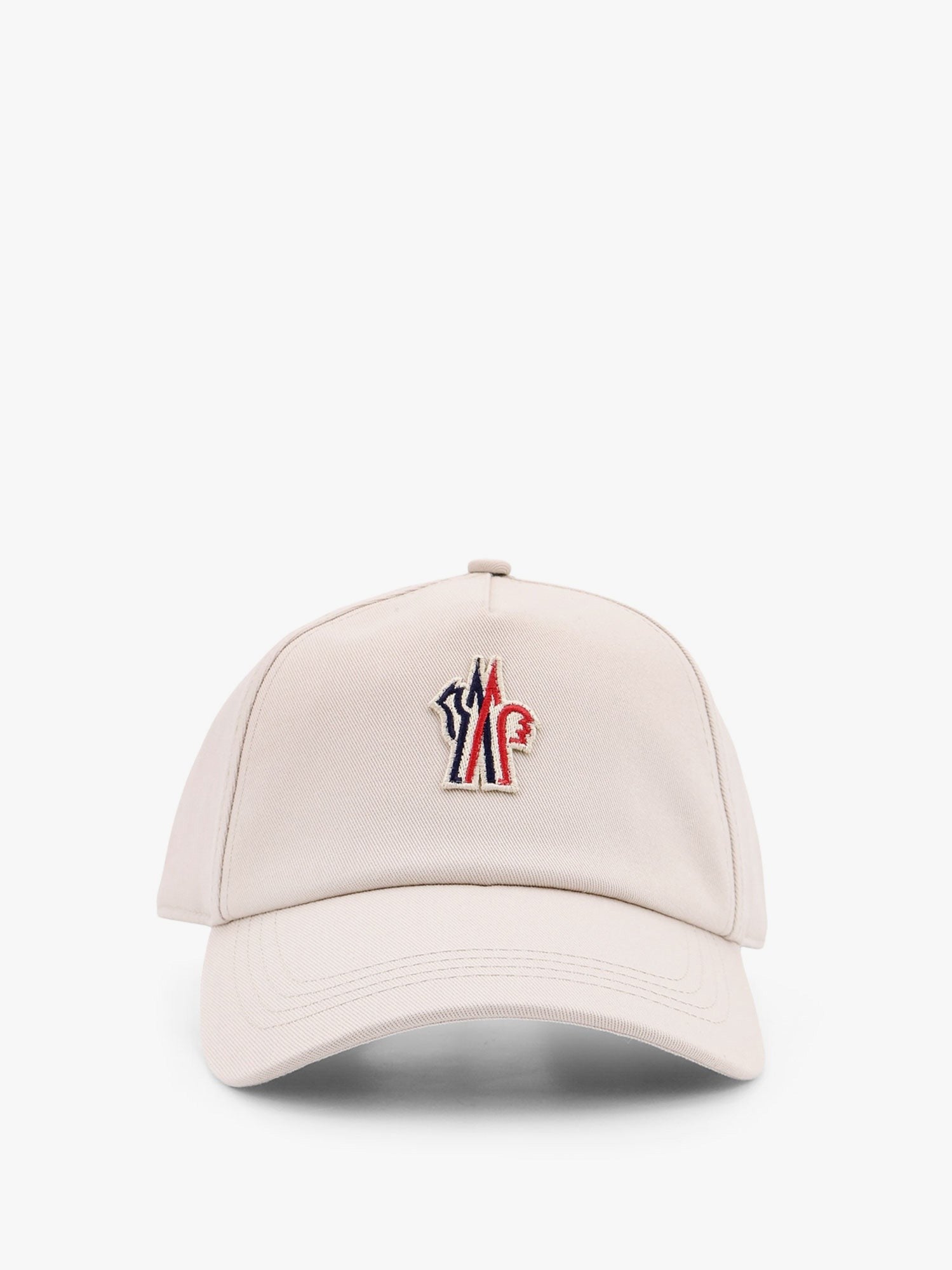 Cotton baseball hat with logo patch