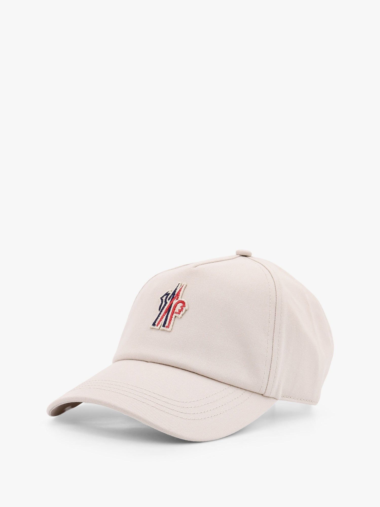 Cotton baseball hat with logo patch