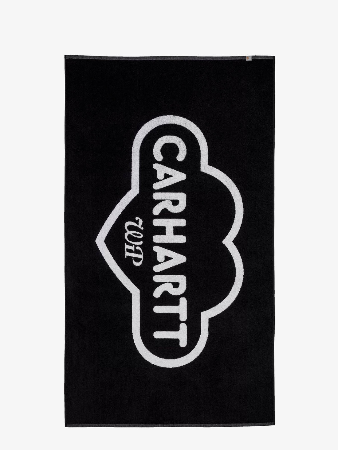 Carhartt Wip - Cotton beach towel with front logo print cotton-beach-towel-with-front-logo-print