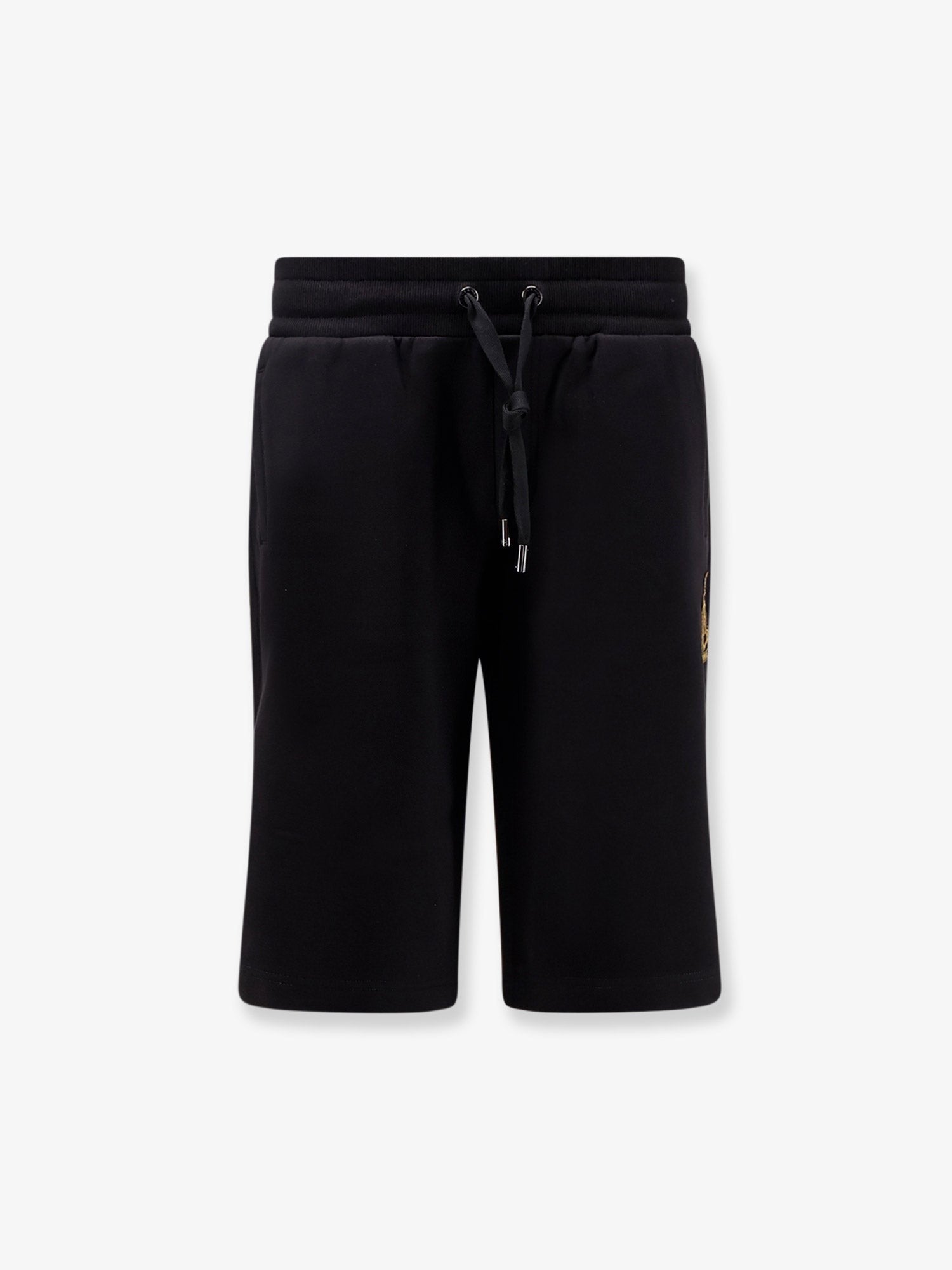 Dolce & Gabbana Cotton Bermuda shorts with heraldic logo patch
