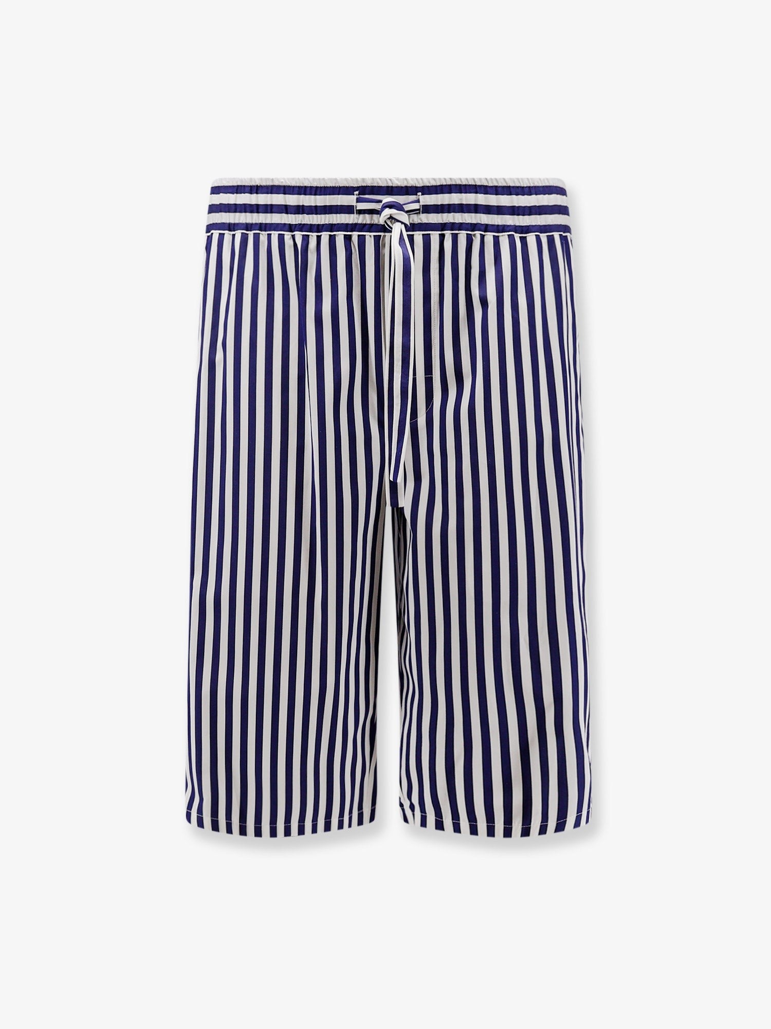 Dolce & Gabbana Cotton bermuda shorts with striped motif