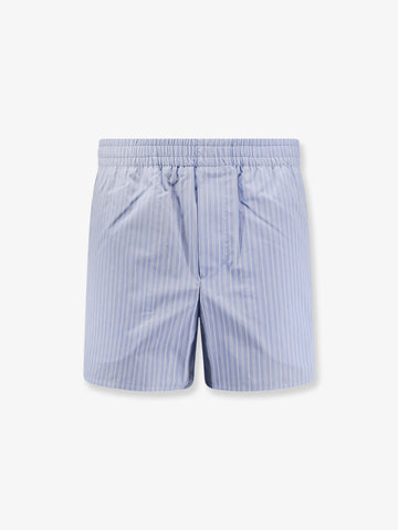 AMI PARIS - Cotton bermuda shorts with striped pattern cotton-bermuda-shorts-with-striped-pattern