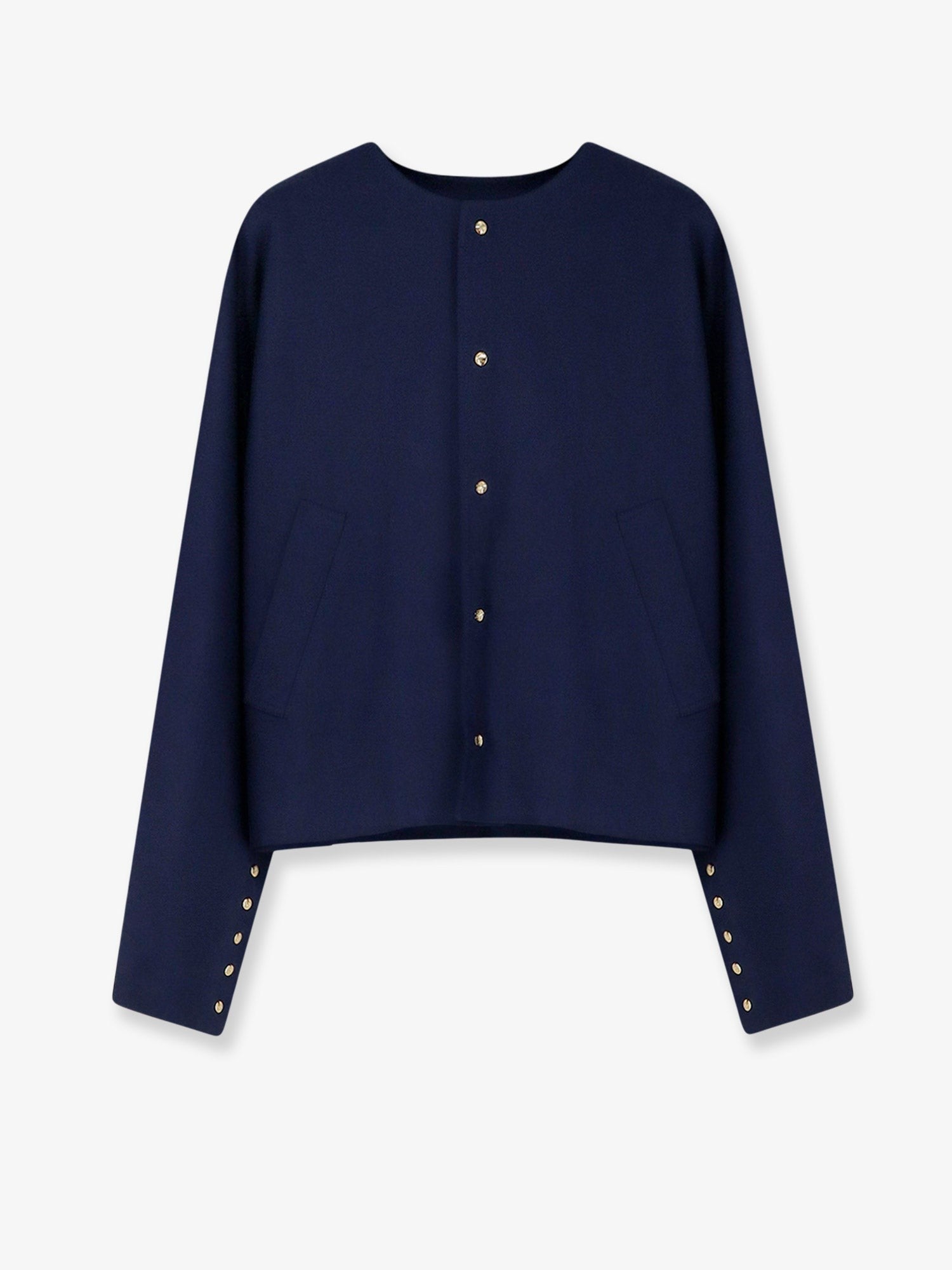 Celine - Cotton blazer with printed lining