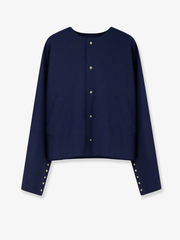 Celine - Cotton blazer with printed lining