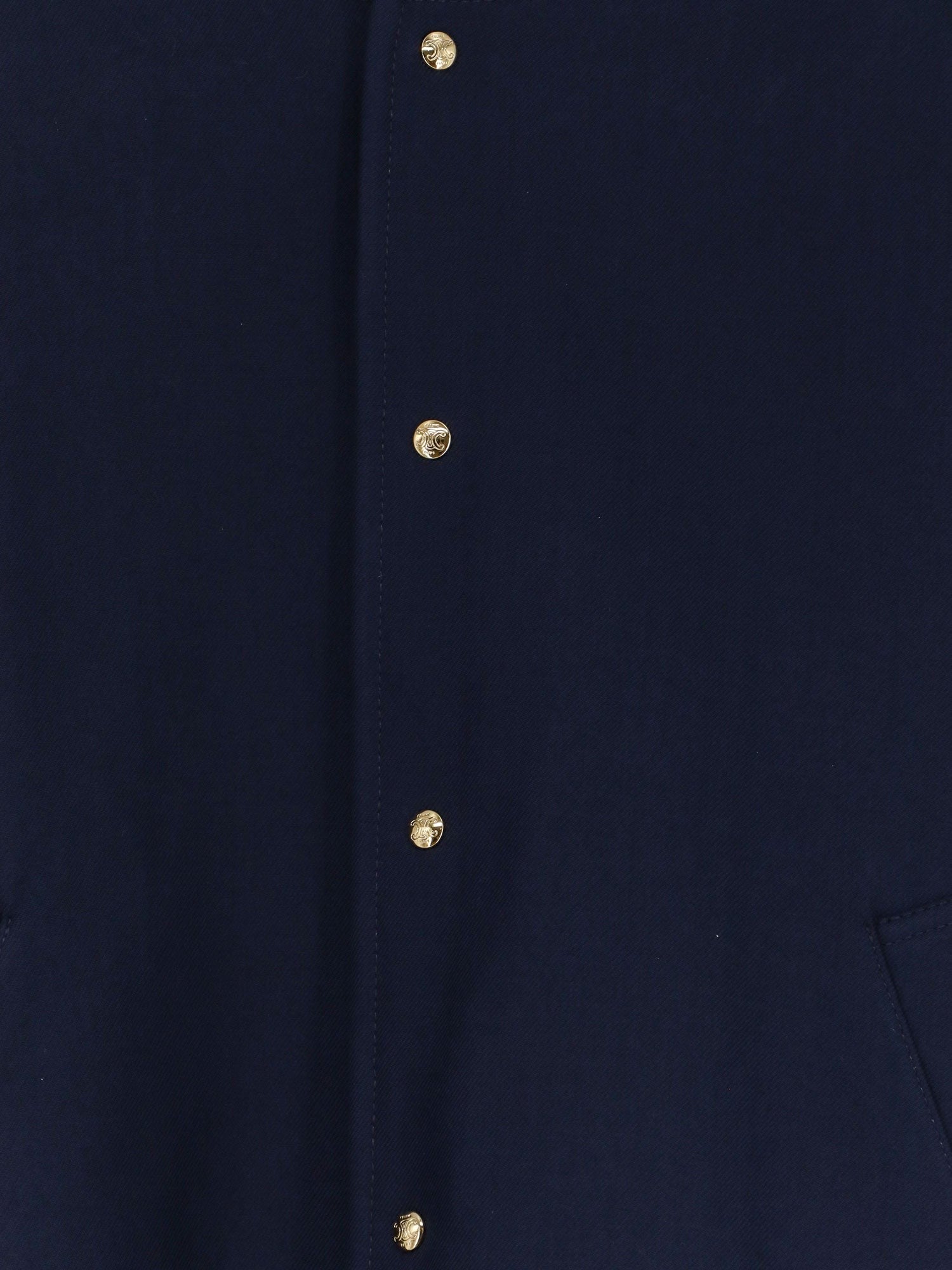 Celine - Cotton blazer with printed lining