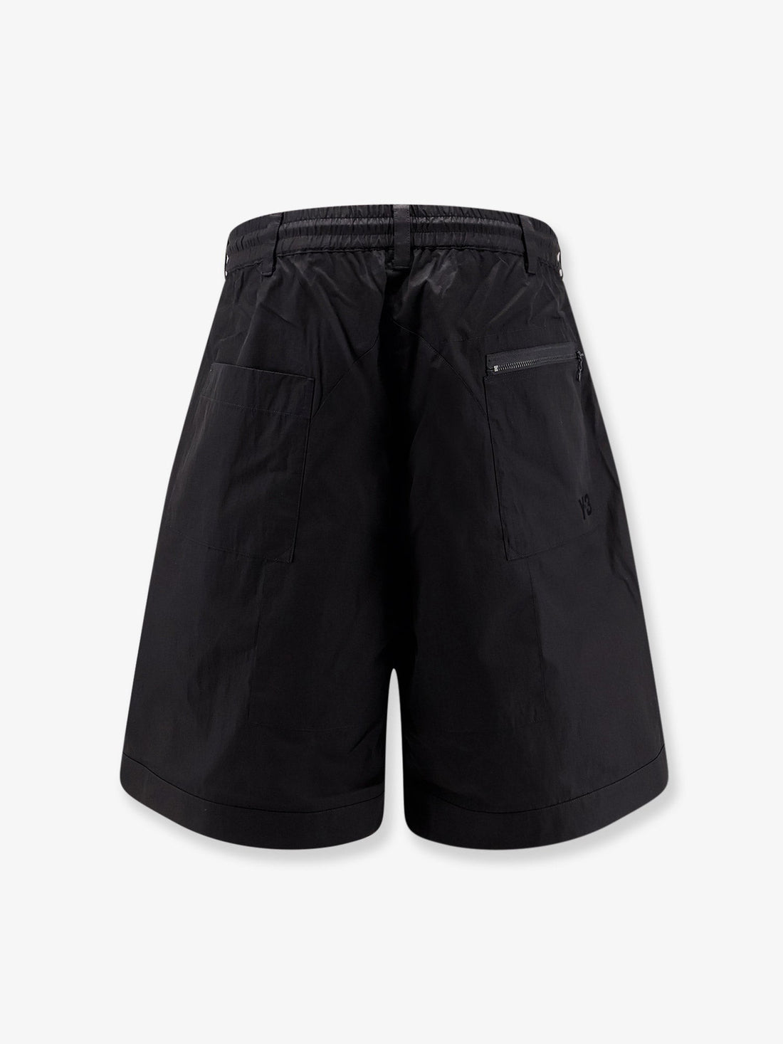 ADIDAS Y-3 - Cotton blend cargo bermuda shorts