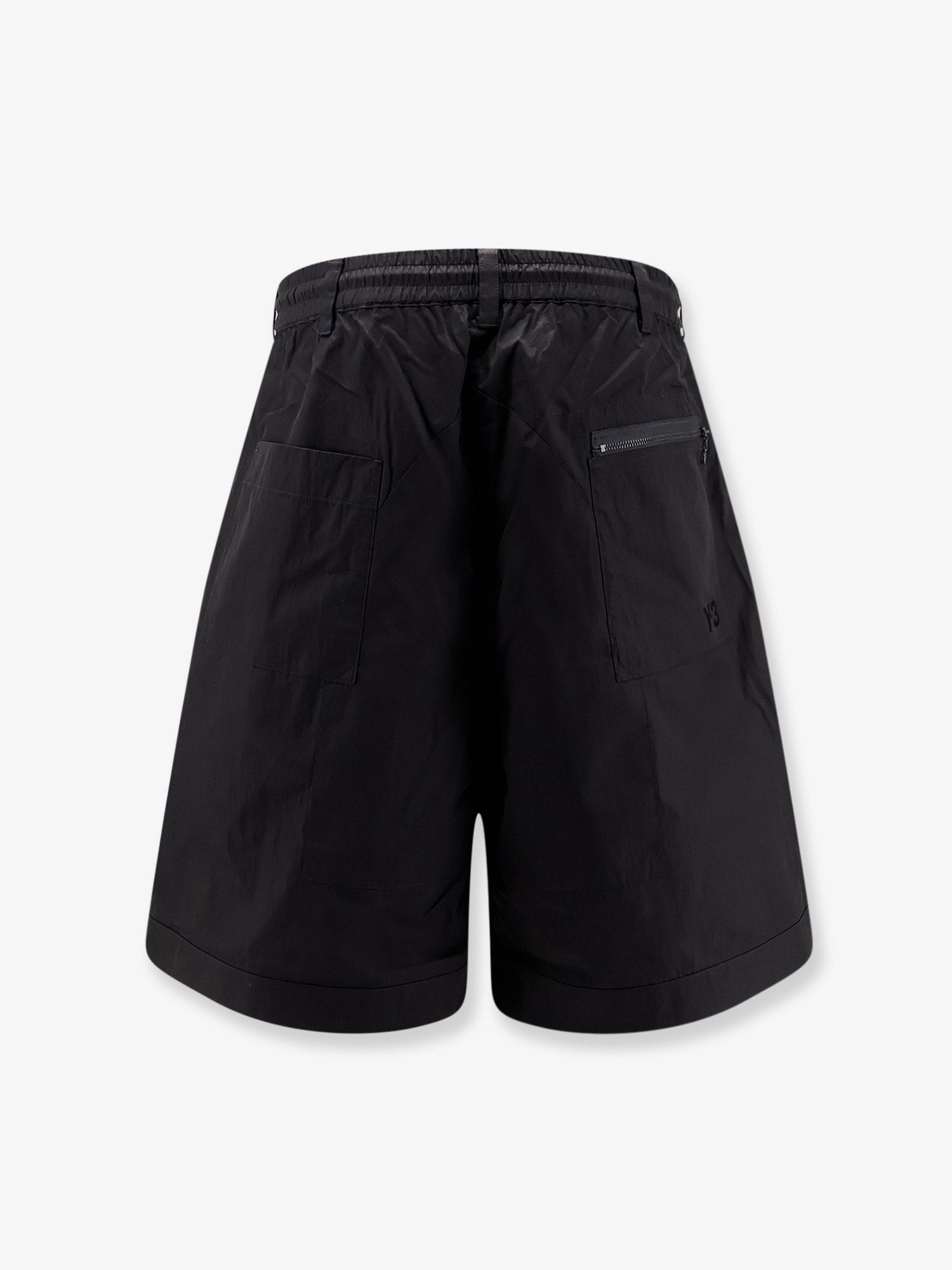ADIDAS Y-3 - Cotton blend cargo bermuda shorts