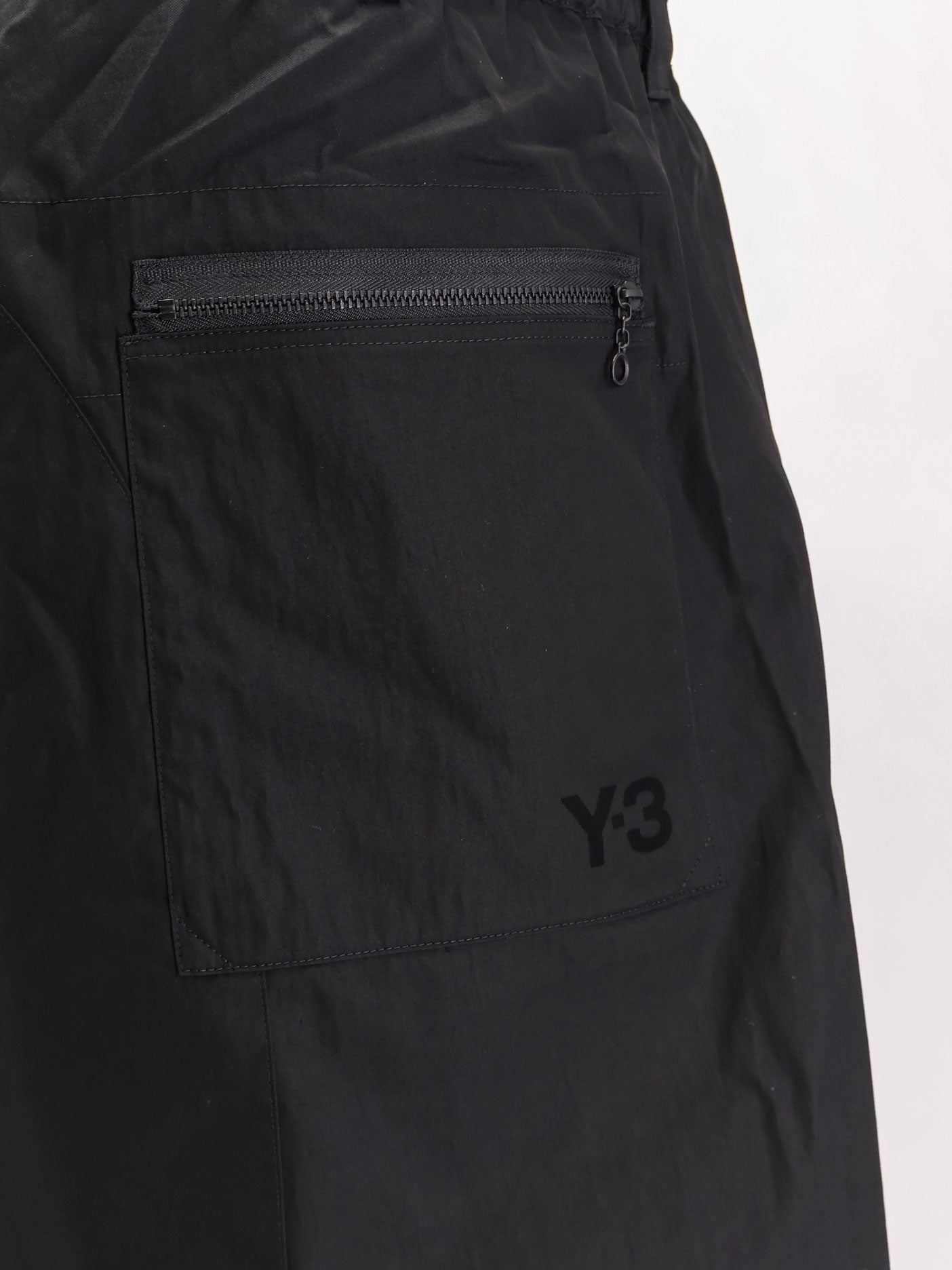 ADIDAS Y-3 - Cotton blend cargo bermuda shorts