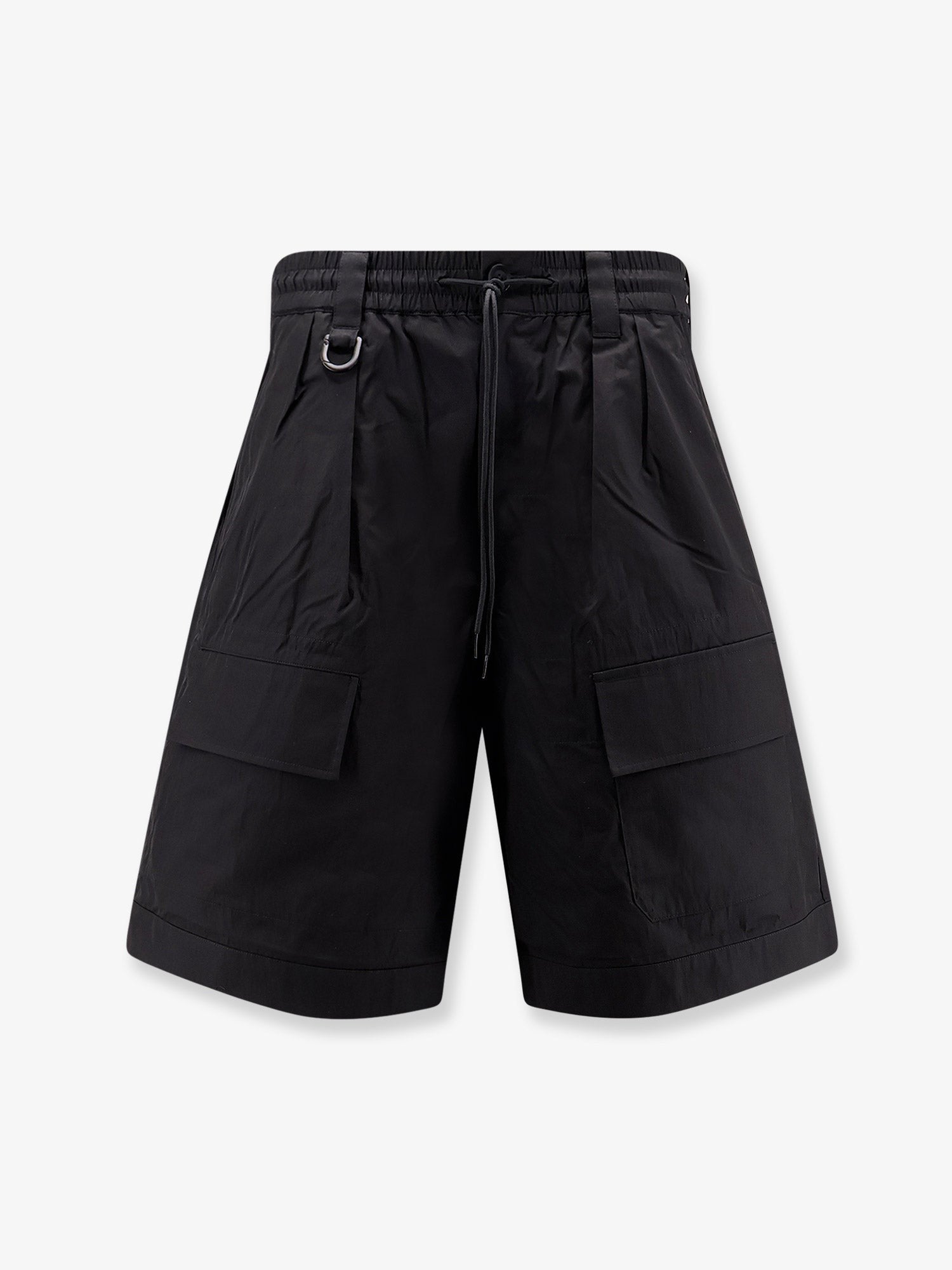 ADIDAS Y-3 - Cotton blend cargo bermuda shorts