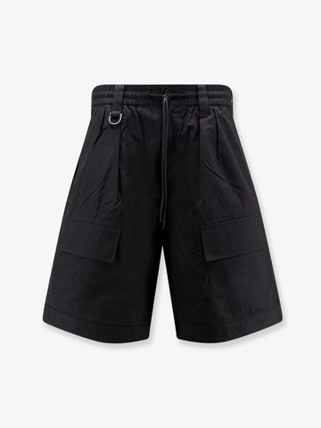 ADIDAS Y-3 - Cotton blend cargo bermuda shorts