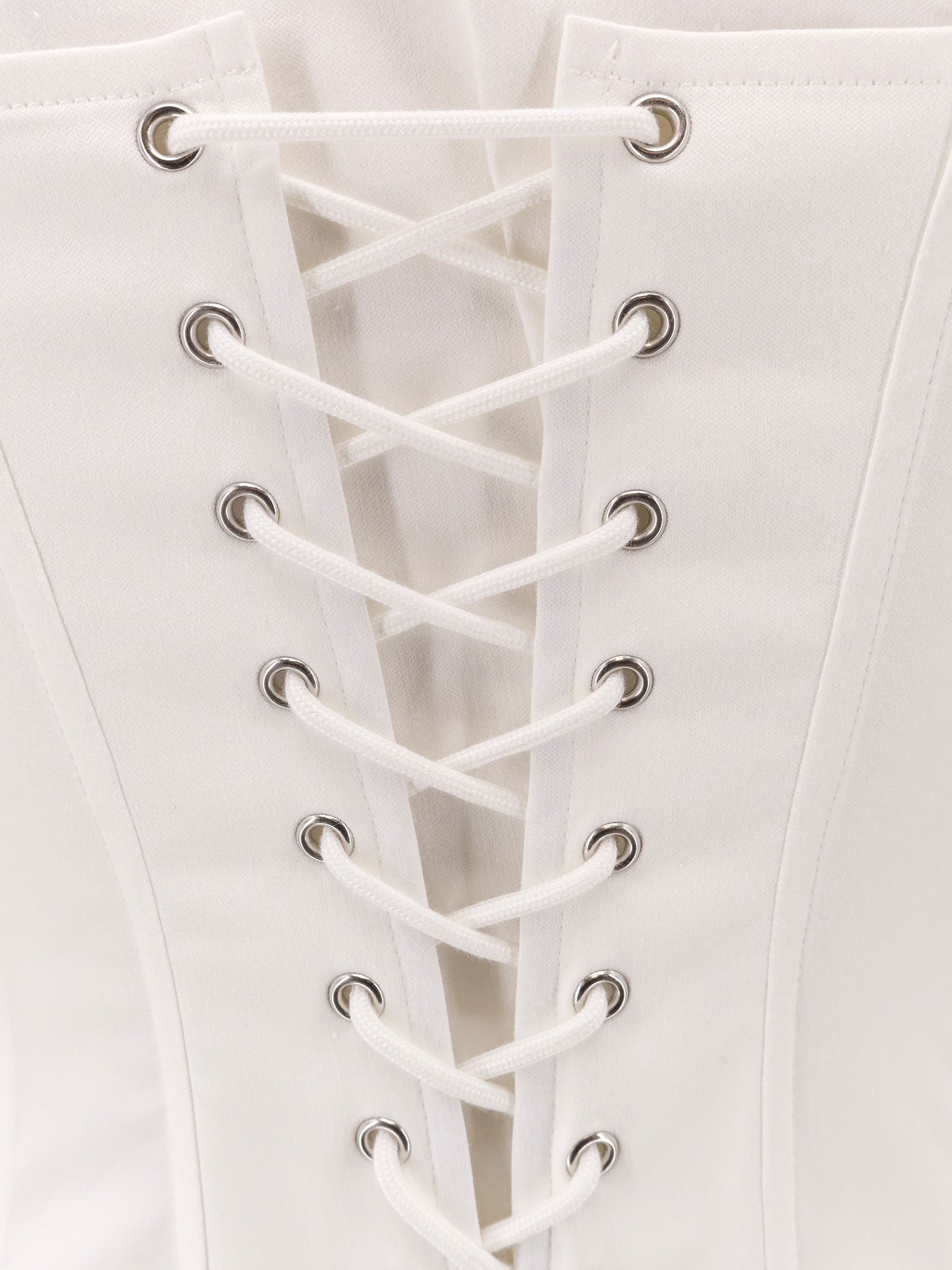 Cotton blend corset shirt