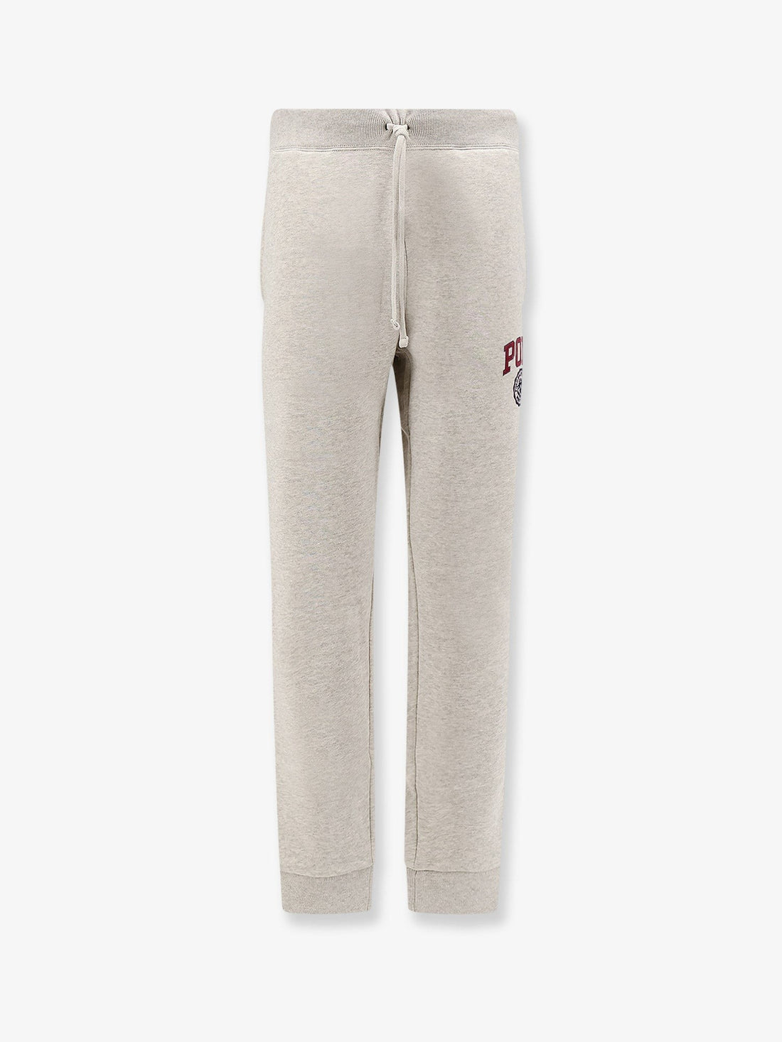 Polo Ralph Lauren - Cotton blend jogging trousers with side logo print LTSPORTHEATHER