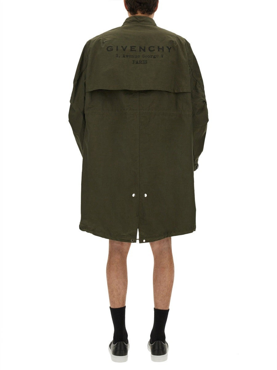 PARKA WITH LOGO