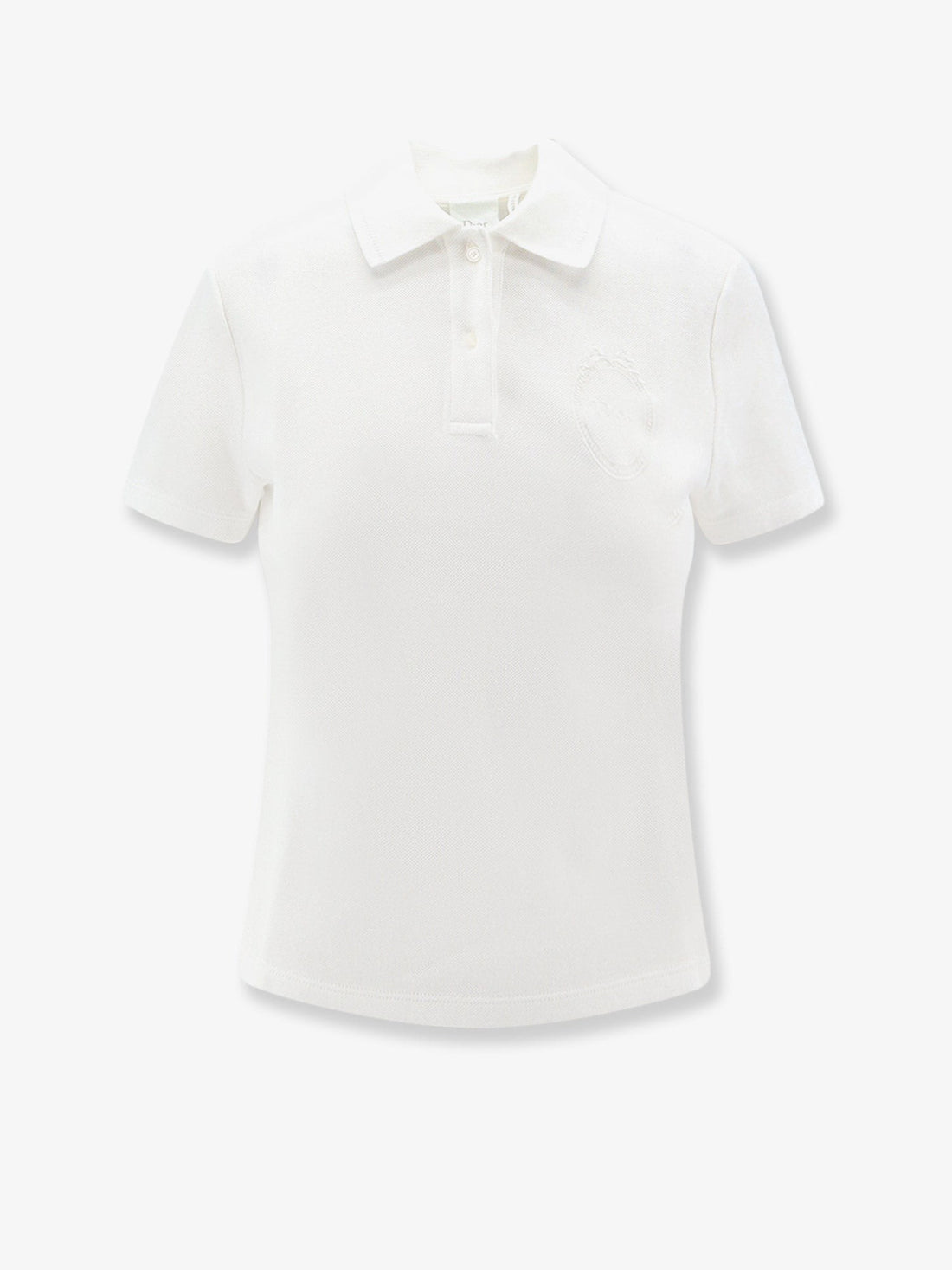Dior Cotton blend polo shirt with embroidered Dior Médaillon logo