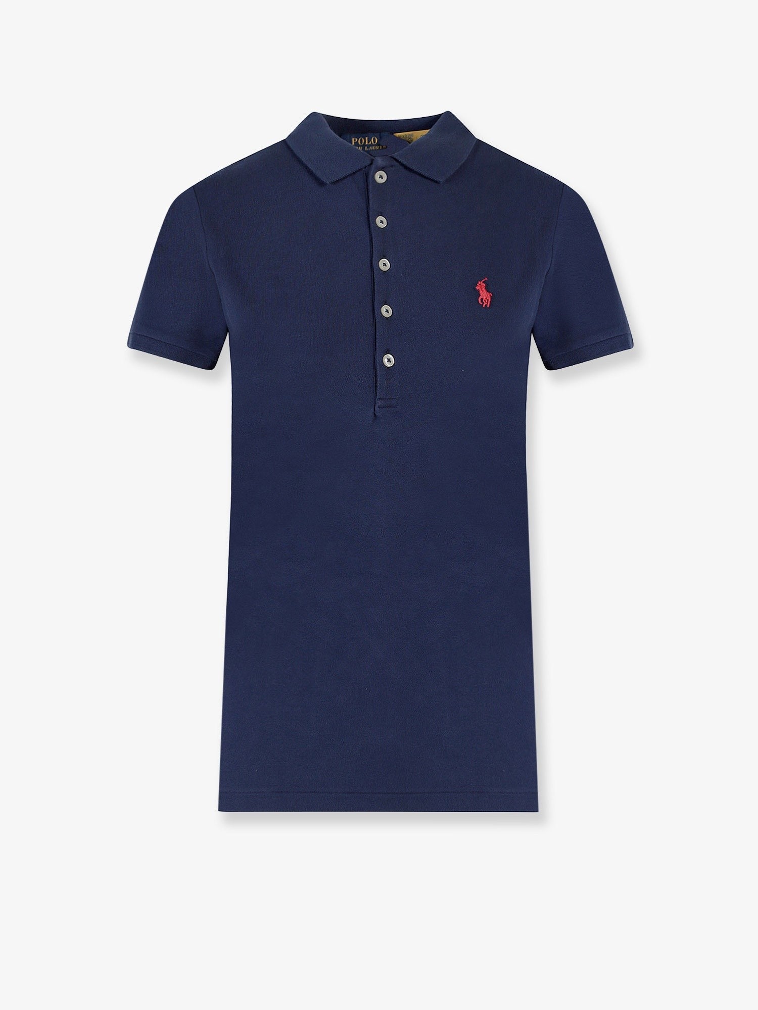 Cotton blend polo shirt with embroidered logo cotton-blend-polo-shirt-with-embroidered-logo_464508b7-4323-40c4-a98c-689a67e98e23