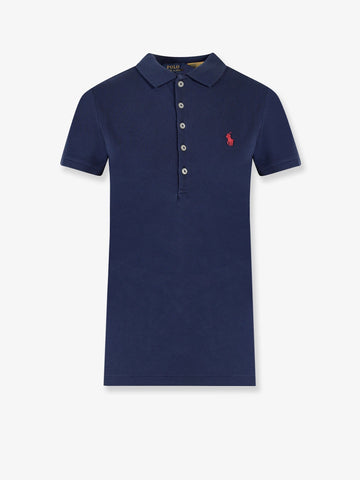 Cotton blend polo shirt with embroidered logo cotton-blend-polo-shirt-with-embroidered-logo_464508b7-4323-40c4-a98c-689a67e98e23