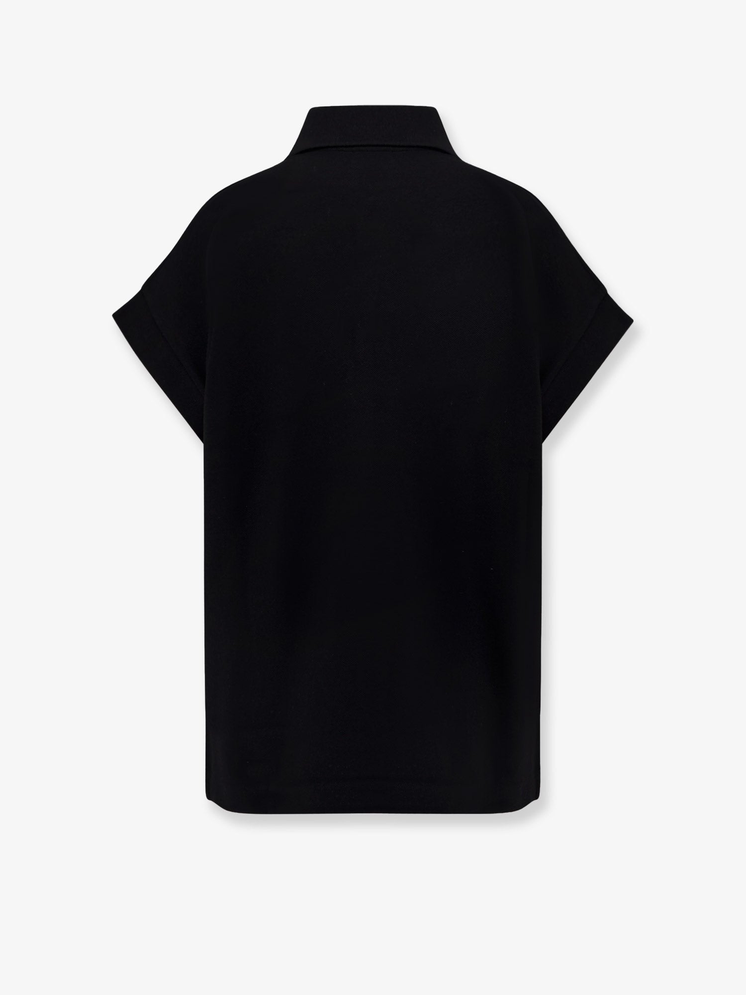 Cotton blend polo shirt with logo