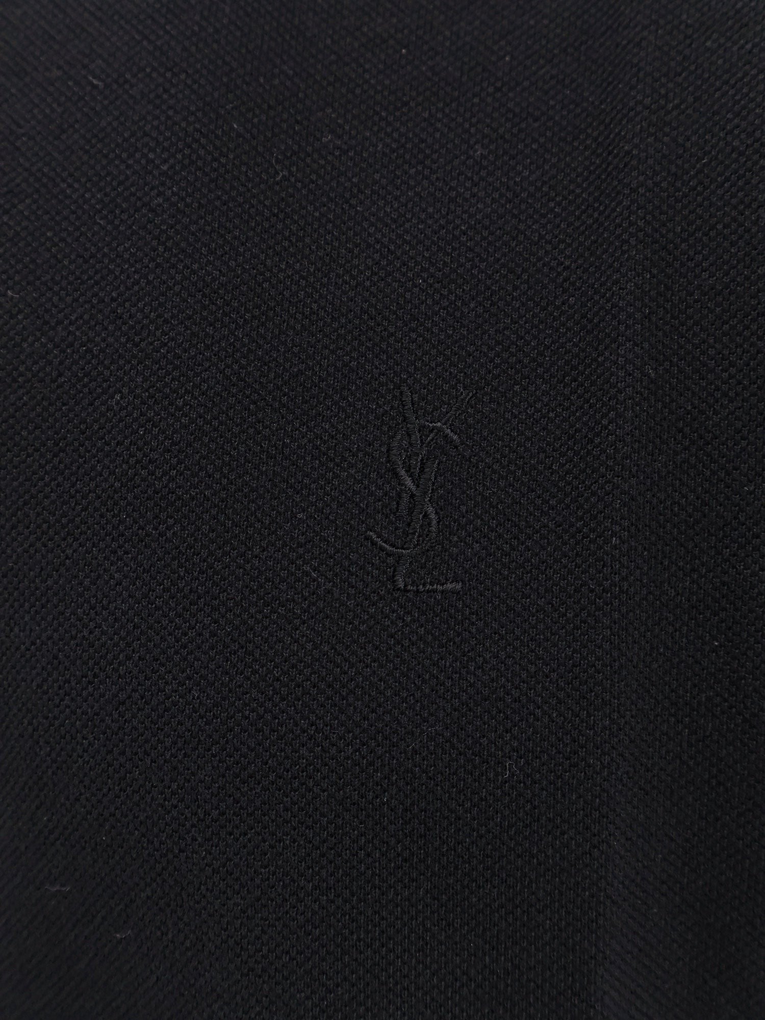 Cotton blend polo shirt with logo