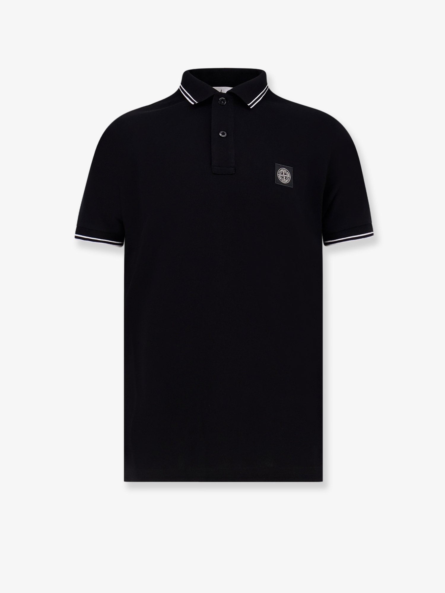 Cotton blend polo shirt