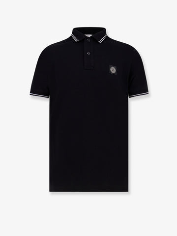 Cotton blend polo shirt