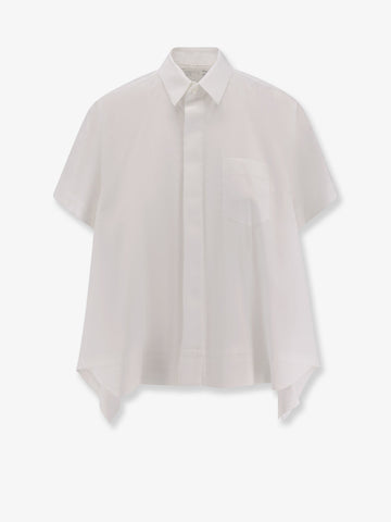 SACAI Cotton blend Poplin shirt