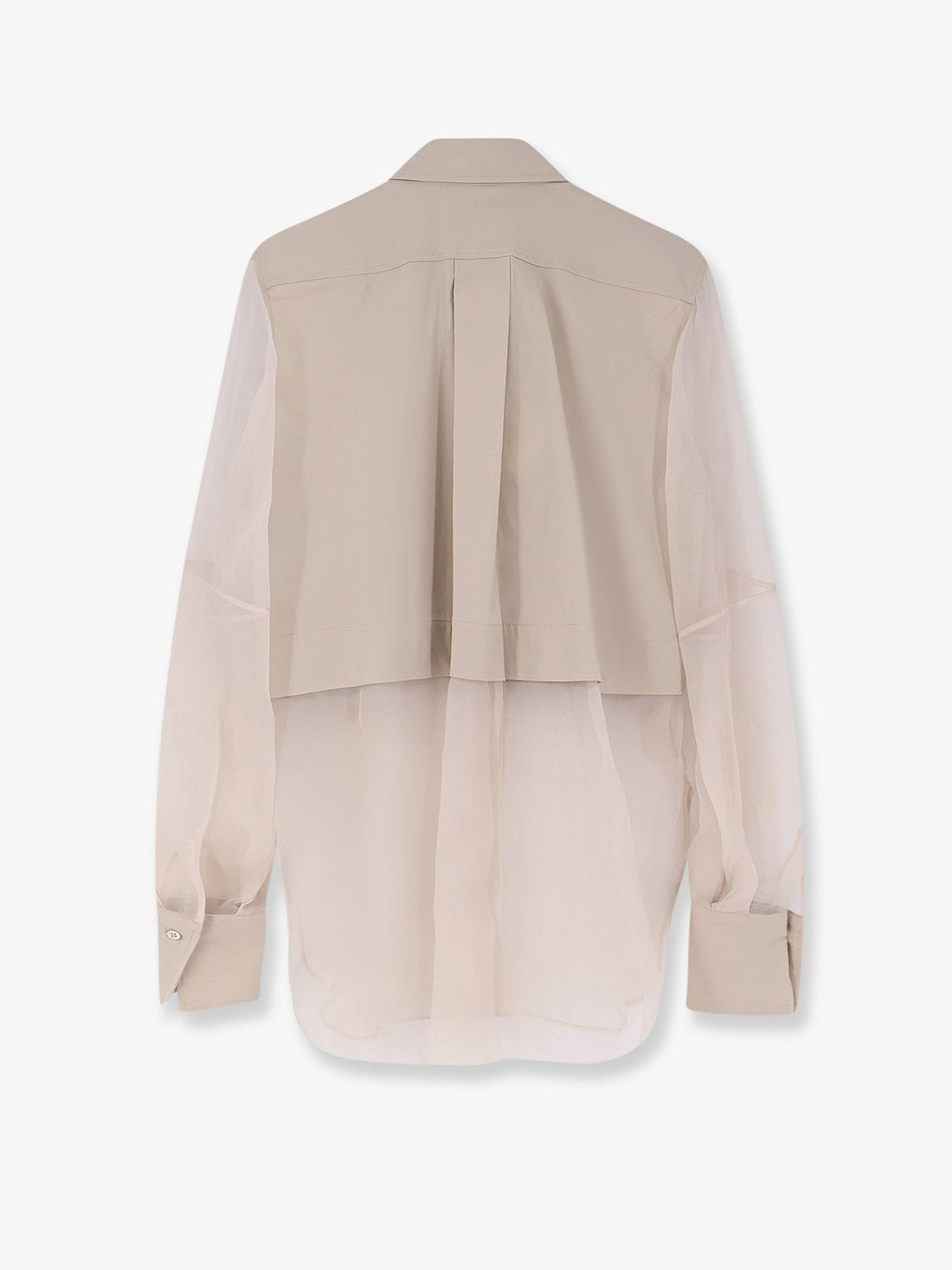 Cotton blend shirt with Monili detail