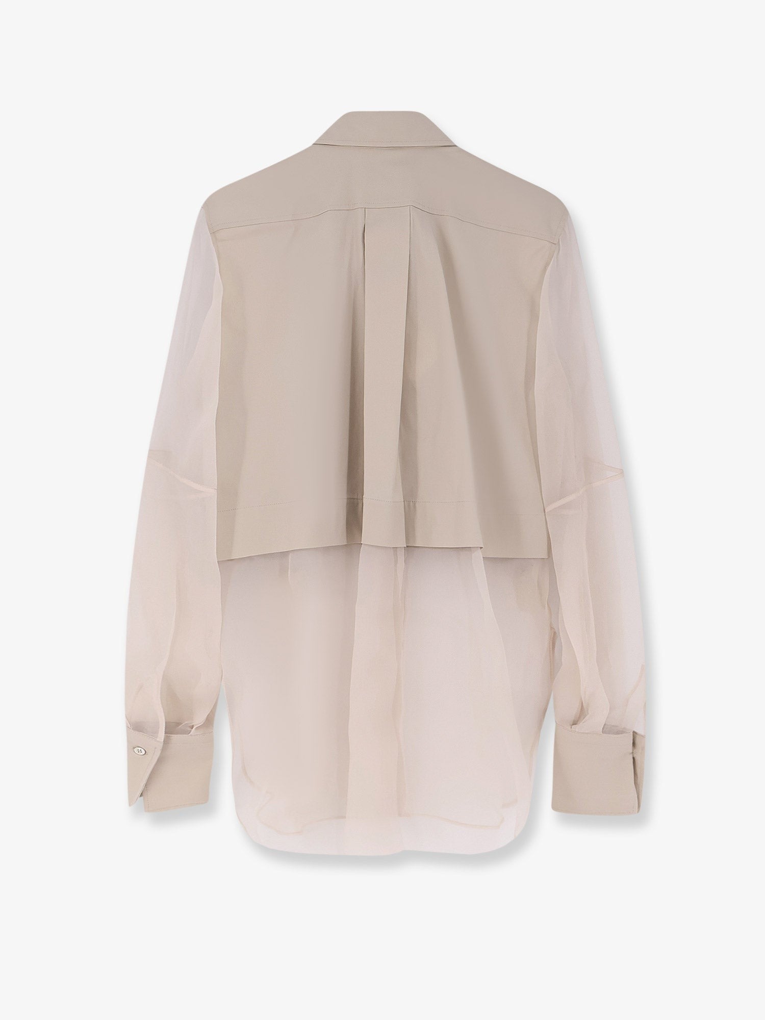 Cotton blend shirt with Monili detail