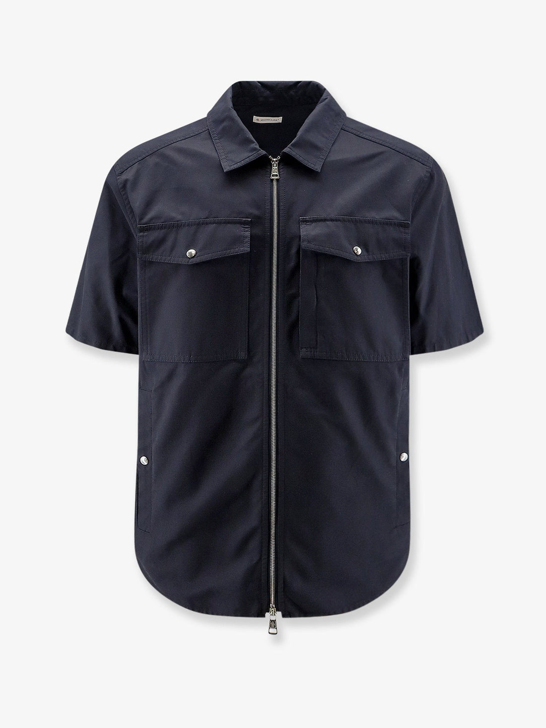 Moncler - Cotton blend shirt with zip cotton-blend-shirt-with-zip