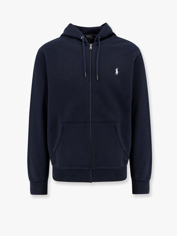 Cotton blend sweatshirt with embroidered logo on the front cotton-blend-sweatshirt-with-embroidered-logo-on-the-front