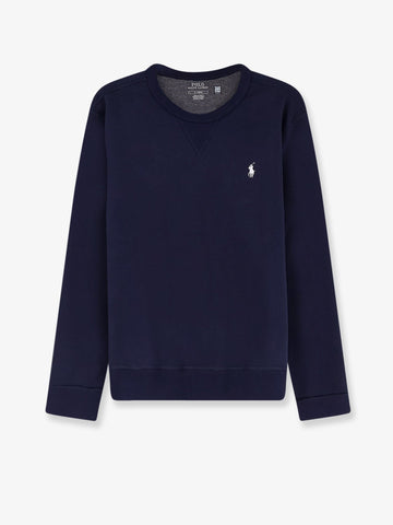Cotton blend sweatshirt with front embroidered logo cotton-blend-sweatshirt-with-front-embroidered-logo_29389245-bc73-4650-ac92-0d05cc45be37