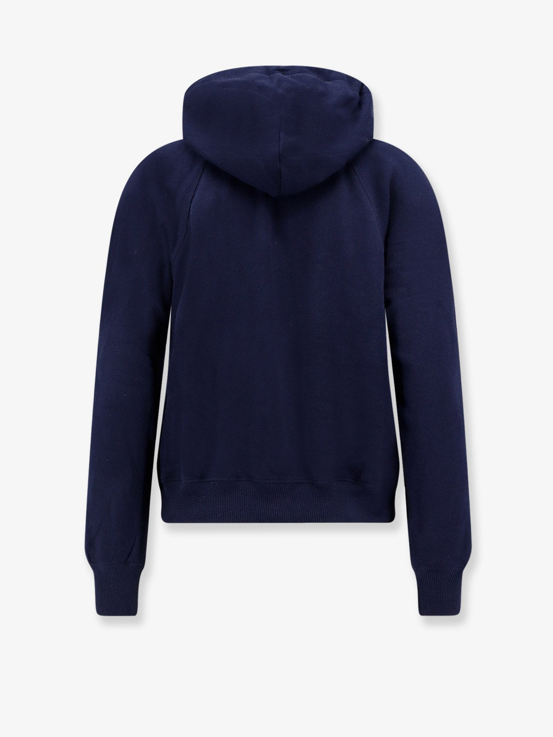 Cotton blend sweatshirt with hood