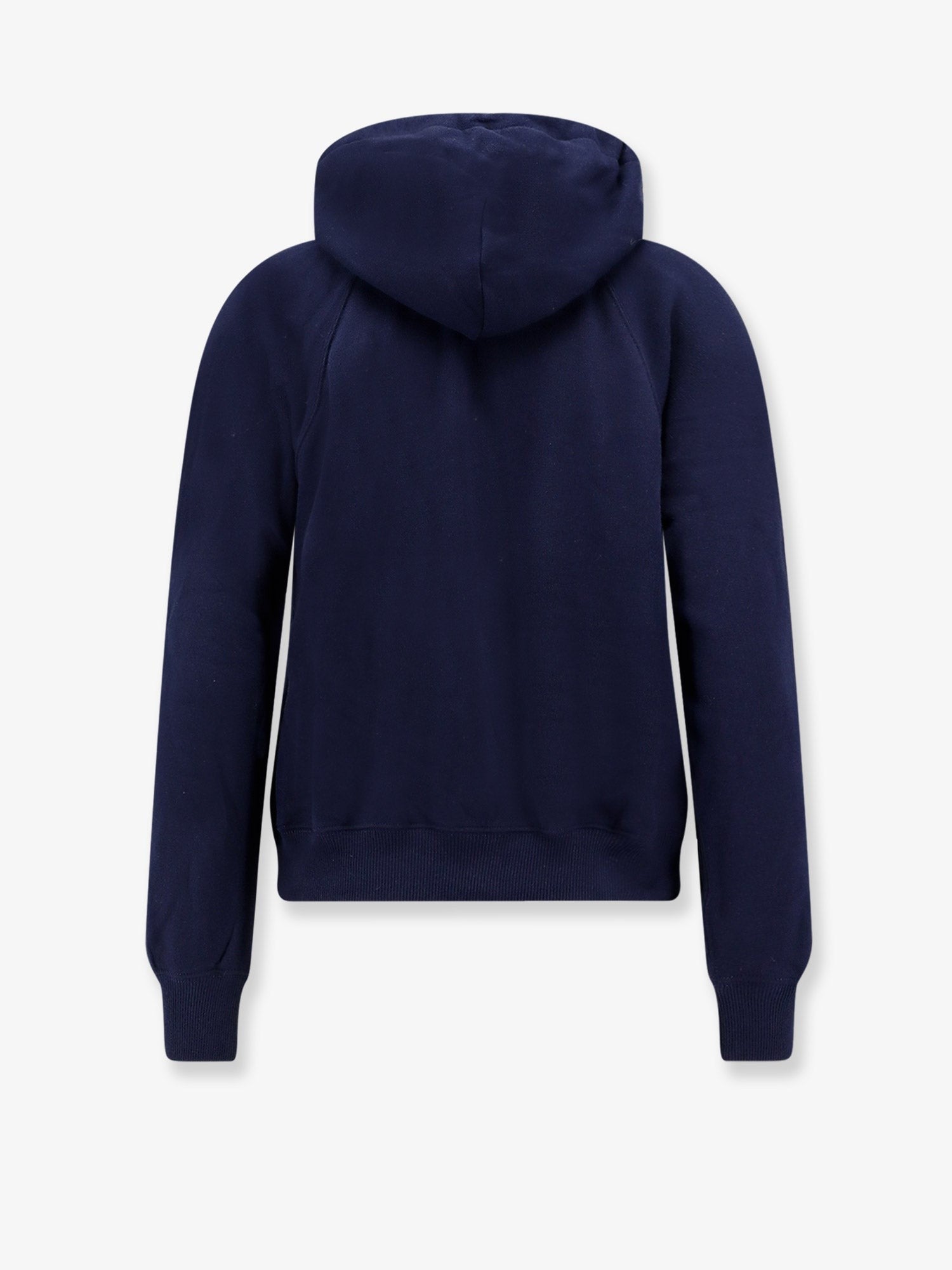 Cotton blend sweatshirt with hood