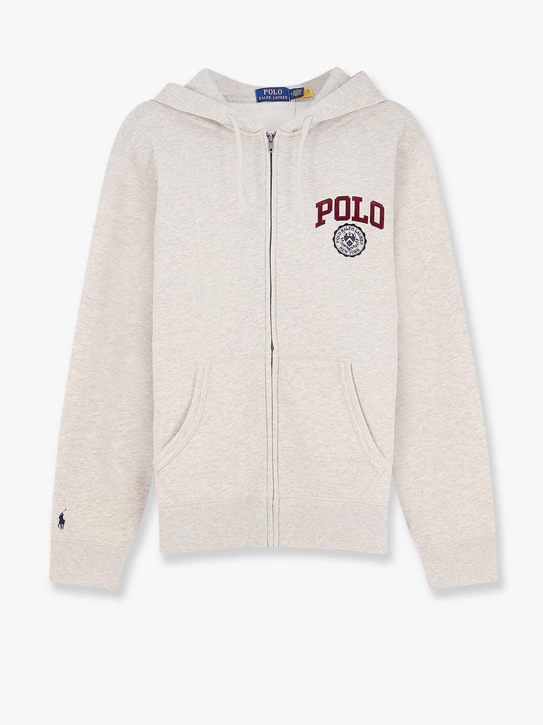 Polo Ralph Lauren - Cotton blend sweatshirt with hood LTSPORTHEATHER